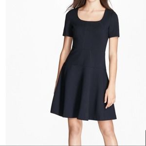 Brooks Brothers Flared Ponte Dress